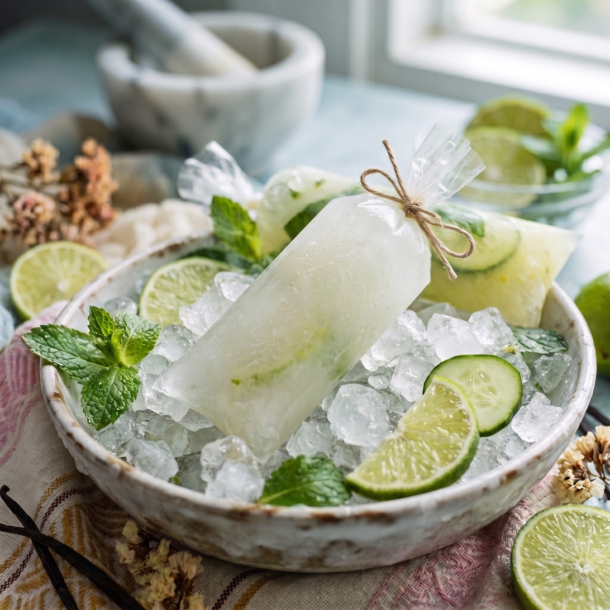 Línea Glaciar: Hielitos de agua y frutas
